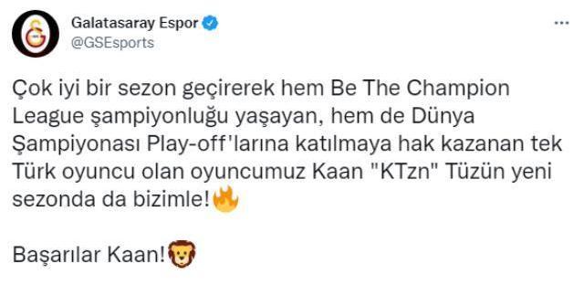 Gelecek sezonda da forma giyecek! Galatasaray, Kaan ile sözleşme yeniledi