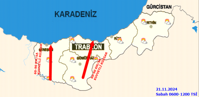 22 Kasım Trabzon hava durumu | Trabzon'da hava nasıl olacak, kar yağacak mı? Trabzon günlük ve 5 günlük hava durumu tahmini!