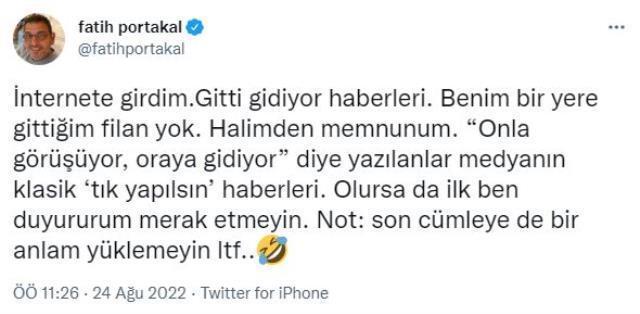Medya dünyasını çalkalayan haber! Sunucu ve YouTuber Fatih Portakal çiftliğinden geri mi dönüyor?
