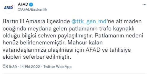 Son Dakika! Bartın'da maden ocağında patlama! Ölü ve yaralılar var