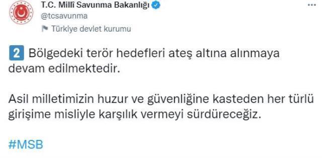 Son Dakika: Gaziantep şehidimizin kanı yerde kalmadı! Cezalandırma atışlarında 52 terörist etkisiz hale getirildi