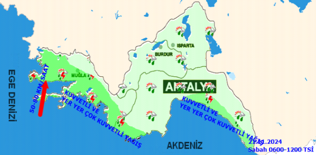 22 Kasım Antalya hava durumu | Antalya'da hava nasıl olacak? Antalya günlük ve 5 günlük hava durumu tahmini!