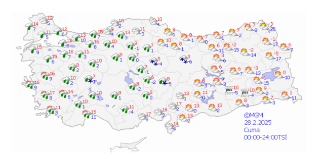 ANKARA HAVA DURUMU | 28 Şubat Ankara'da hava nasıl olacak? Ankara günlük ve 5 günlük hava durumu tahmini!