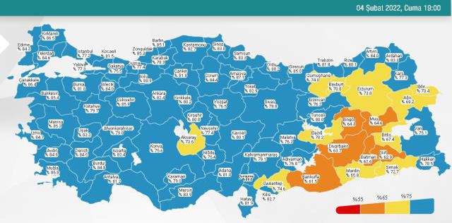 4 Şubat Cuma 2022 korona tablosu... Bugünkü corona vaka sayısı açıklandı! 4 Şubat koronavirüsten kaç kişi öldü?