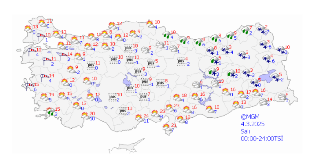 ANTALYA HAVA DURUMU | 4 Mart Antalya'da hava nasıl olacak? Antalya günlük ve 5 günlük hava durumu tahmini!