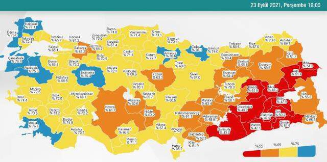 23 Eylül Perşembe 2021 korona tablosu… Bugünkü corona vaka sayısı açıklandı! 23 Eylül koronavirüsten kaç kişi öldü?