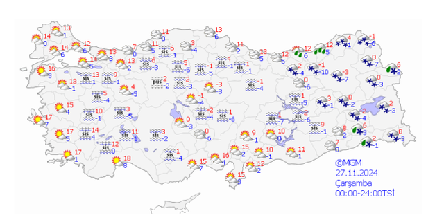 Kayseri'de okullar tatil mi? 27 Kasım Çarşamba Kayseri'de okullar tatil mi edildi?