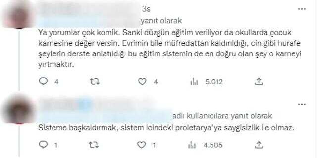 Öğretmeninden karne alan gençten tepki çeken hareket! Diğer öğrenciler de alkışladı