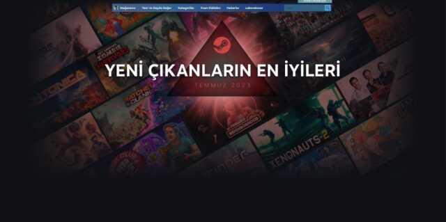 Steam'in Temmuz 2023'te en çok satan 20 oyun ve DLC'leri açıklandı