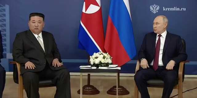 Kuzey Kore liderinin Putin ile yapacağı görüşme öncesi oturacağı koltuğun dayanıklılığı kontrol edildi
