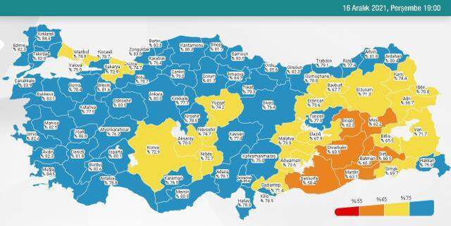 16 Aralık Perşembe 2021 korona tablosu… Bugünkü corona vaka sayısı açıklandı! 16 Aralık koronavirüsten kaç kişi öldü?