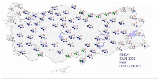 Meteoroloji 7 günlük hava raporunu yayımladı! İstanbul dahil birçok ilde kar yağışı günlerce sürecek