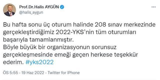 Son Dakika: YKS soru kitapçıkları ve cevap anahtarları erişime açıldı