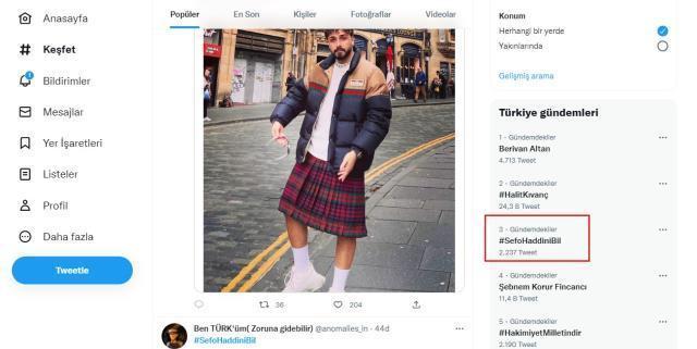 Gittiği ülkede etek giyen rapçi Sefo, sosyal medyada linç ediliyor