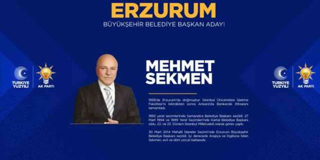 Mehmet Sekmen kimdir, nereli? AK Parti Erzurum adayı Mehmet Sekmen kariyeri! Mehmet Sekmen ne mezunu?