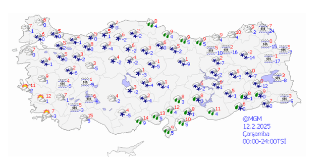 KONYA HAVA DURUMU | 12 Şubat Konya'da hava nasıl olacak? Konya günlük ve 5 günlük hava durumu tahmini!
