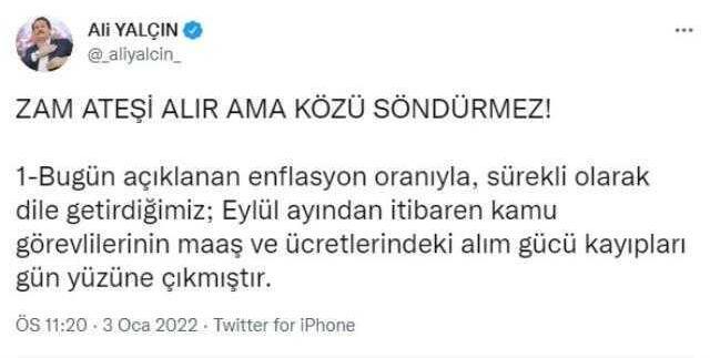 Memur zammından sonra Memur-Sen'den ilk açıklama: Ateşi bir miktar alır fakat közü söndürmeye yetmez