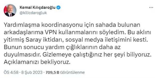 'Twitter kısıtlandı' iddiası muhalefeti ayaklandırdı! Kılıçdaroğlu ve Akşener'den peş peşe tepkiler