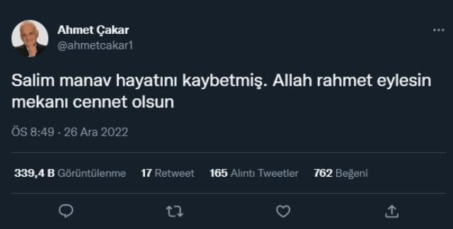 Son yaptığı paylaşım yenilir yutulur cinsten değil! Ahmet Çakar'a spor basınından tepki yağıyor