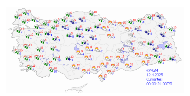 ANKARA HAVA DURUMU | 12 Nisan bugün Ankara'da hava nasıl olacak? Ankara günlük ve 5 günlük hava durumu tahmini!