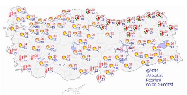 Meteoroloji'den 21 kente sarı kodlu uyarı! Sağanak ve rüzgar bekleniyor