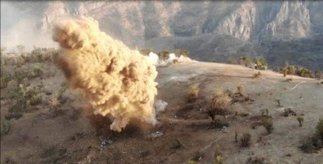 Mehmetçiğin, terör örgütü PKK'nın 'Girilemez' dediği mağaraları yerle bir ettiği görüntüler paylaşıldı