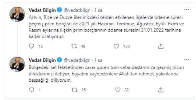 Selden etkilenen 3 ilde SGK prim ödeme süreleri uzatıldı