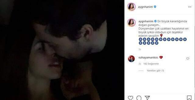 Hakan Sabancı'yla olayları bitmeyen Aygün Aydın, yeni aşkını dudak dudağa pozla ilan etti