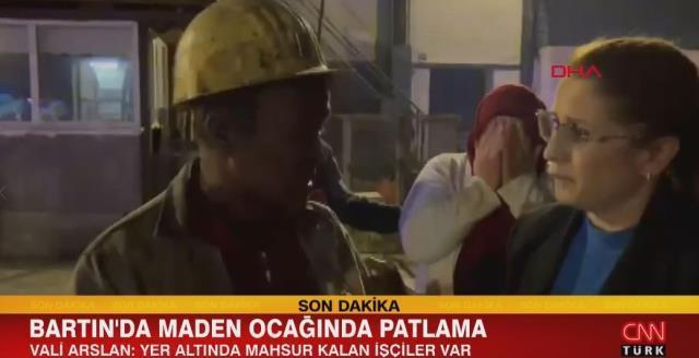 Bartın'daki maden ocağı patlamasında çaresizliğin görüntüsü! Ekran başındakiler kahroldu