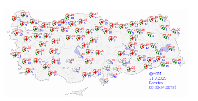 RAMAZAN BAYRAMI HAVA DURUMU || Bayramda hava nasıl olacak? 30, 31 Mart ve 1 Nisan hava durumu tahminleri!