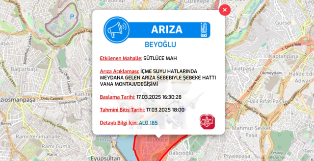 İstanbul İSKİ su kesintisi! 17-18 Mart İstanbul'da su kesintisi ne zaman bitecek, sular ne zaman gelecek?