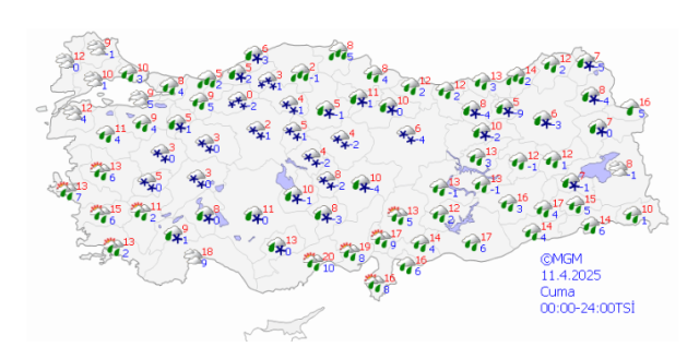 ANKARA HAVA DURUMU | 11 Nisan bugün Ankara'da hava nasıl olacak? Ankara günlük ve 5 günlük hava durumu tahmini!