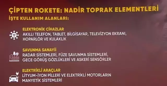 Nadir toprak elementleri çalışmaları