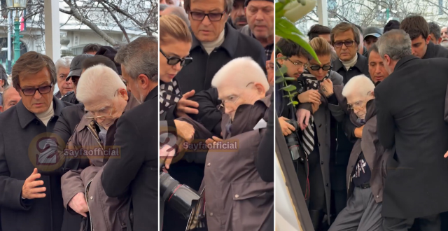 عزت گونای در مراسم تشییع هالدون دورمن غش کرد