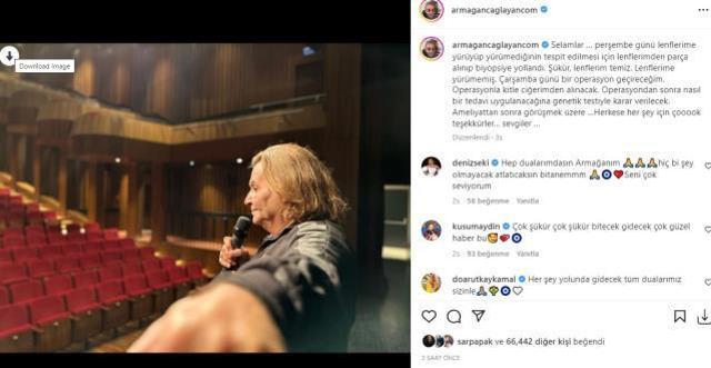 Akciğer kanserine yakalanan Armağan Çağlayan, biyopsi sonucunu paylaştı: Lenflerim temiz şükür