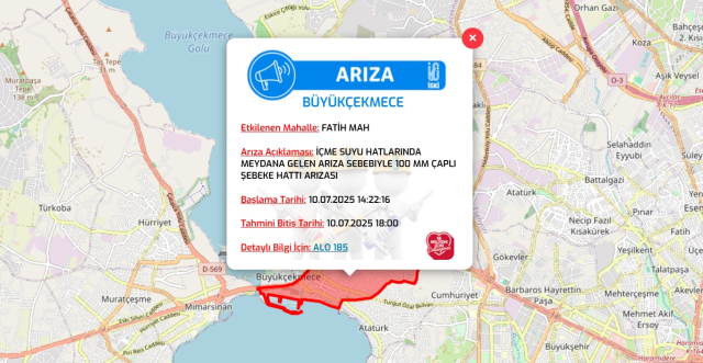 İstanbul BÜYÜKÇEKMECE su kesintisi! 10-11 Temmuz İSKİ Büyükçekmece su kesintisi ne zaman bitecek, sular ne zaman gelecek?