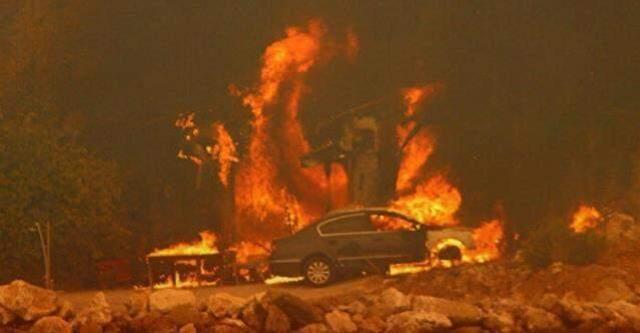 Bodrum Belediye Başkanı Aras, Mazı-Çökertme arasındaki yangını canlı yayınladı: Artık ne yapacağımızı şaşırdık