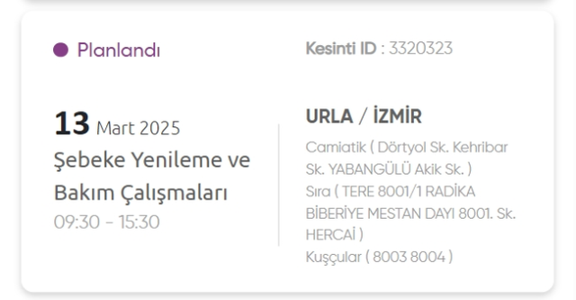 İzmir GEDİZ elektrik kesintisi! 13 Mart İzmir'de elektrik kesintisi ne zaman bitecek, elektrikler ne zaman gelecek?