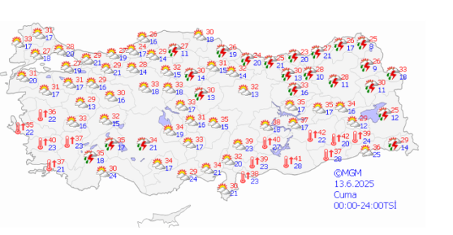 13 HAZİRAN ANKARA HAVA DURUMU || Ankara'da hava nasıl olacak? Ankara günlük ve 5 günlük hava durumu tahmini!