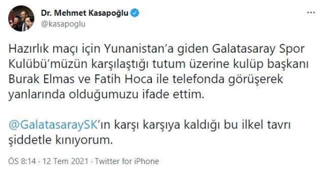 Yunan yetkililerin tavrı Fatih Terim'i çıldırttı! Galatasaray, Olympiakos maçını oynamadan ülkeye geri dönüyor