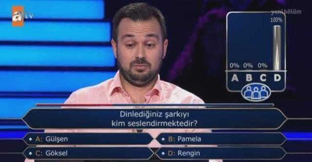 Kim Milyoner Olmak İster'de seyircilerin cevabı Kenan İmirzalıoğlu'nu bile şaşırttı