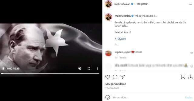 Tüm Türkiye tek yürek oldu! İşte ünlü isimlerin 10 Kasım paylaşımları