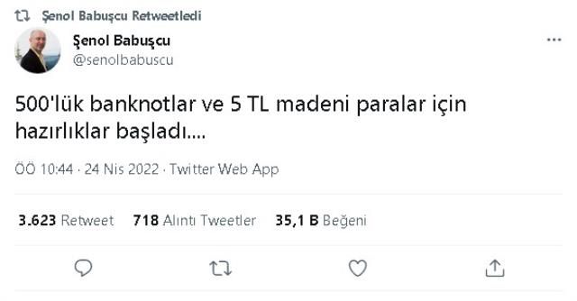 500 tl banknot mu çıkacak, ne zaman çıkıyor 2022? 500 TL banknotun arkasında kimin resmi olacak, açıklandı mı?