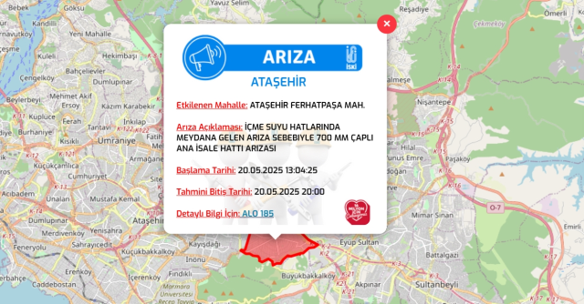 İstanbul ATAŞEHİR su kesintisi! 20-21 Mayıs İSKİ Ataşehir su kesintisi ne zaman bitecek, sular ne zaman gelecek?