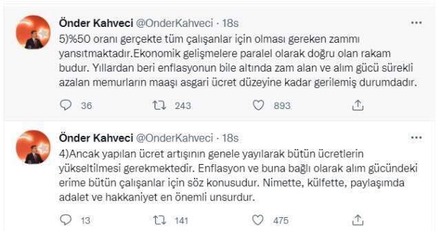 Sıra memur zammında! 'Ek zam ve refah payı uygulaması derhal hayata geçirilmeli!'