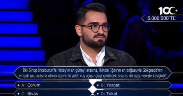 Kim Milyoner Olmak İster 5 milyonluk soru cevabı ne? Kim Milyoner Olmak İster 5 milyonluk soru nedir?