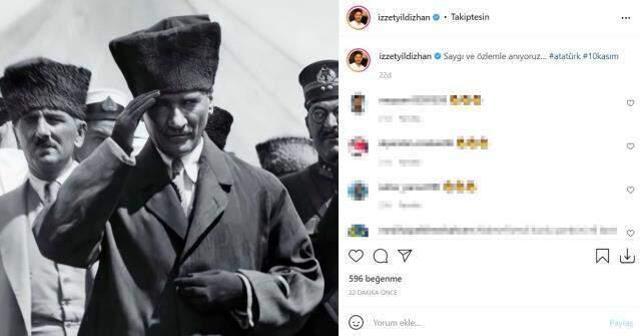 Tüm Türkiye tek yürek oldu! İşte ünlü isimlerin 10 Kasım paylaşımları