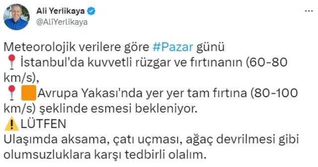 Vali Yerlikaya'dan kar yağışını bekleyen İstanbul için yeni uyarı: Pazar günü rüzgarın şiddeti 100 km'ye ulaşacak