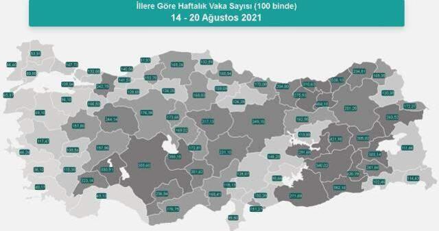 30 Ağustos Pazartesi 2021 korona tablosu… Bugünkü corona vaka sayısı açıklandı! 30 Ağustos koronavirüsten kaç kişi öldü?