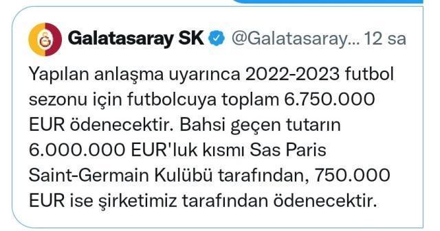Galatasaray, Icardi'nin maaşı ile ilgili yaptığı paylaşımı sildi! Sosyal medyadan tepkiler gecikmedi